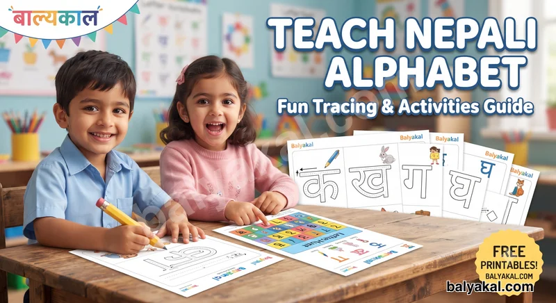 How to Teach Nepali Alphabet (Barnamala): Classroom & Home Activity Guide - Balyakal educational preview