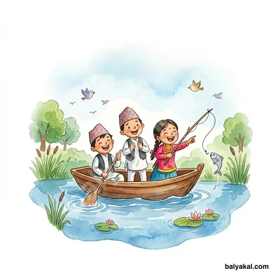 माछा समाउन जाउँ - Balyakal educational preview