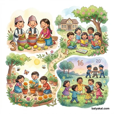 नानीबाबुको संख्या गीत ! - Balyakal educational preview
