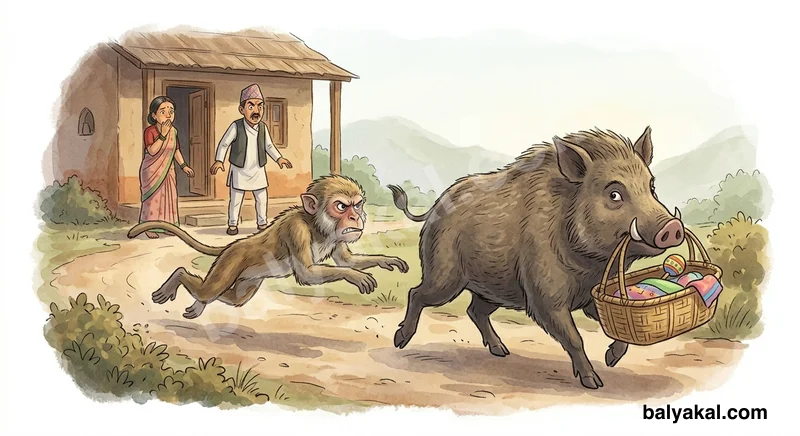 Clever Monkey and Brother Boar - Balyakal educational preview
