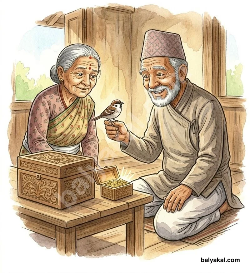 Kind Old Man and Greedy Old Woman - Balyakal educational preview