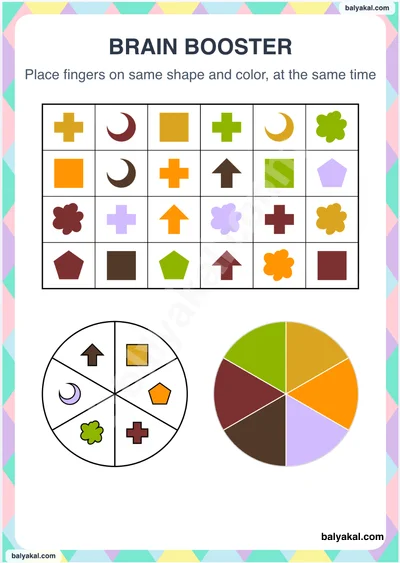 Brain gym - Smart Moves page 3 - Printable worksheet preview