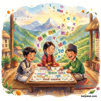 Nepali Crossword Generator - Balyakal educational preview