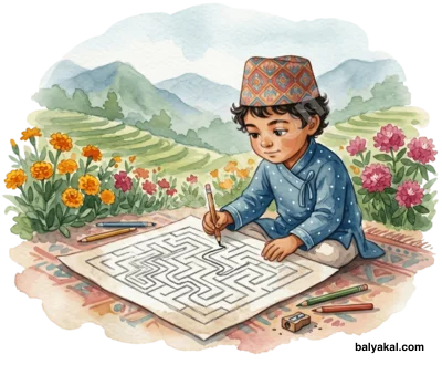 Path finding game - Balyakal educational preview