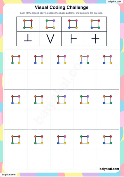 Visual coding match - Balyakal educational preview